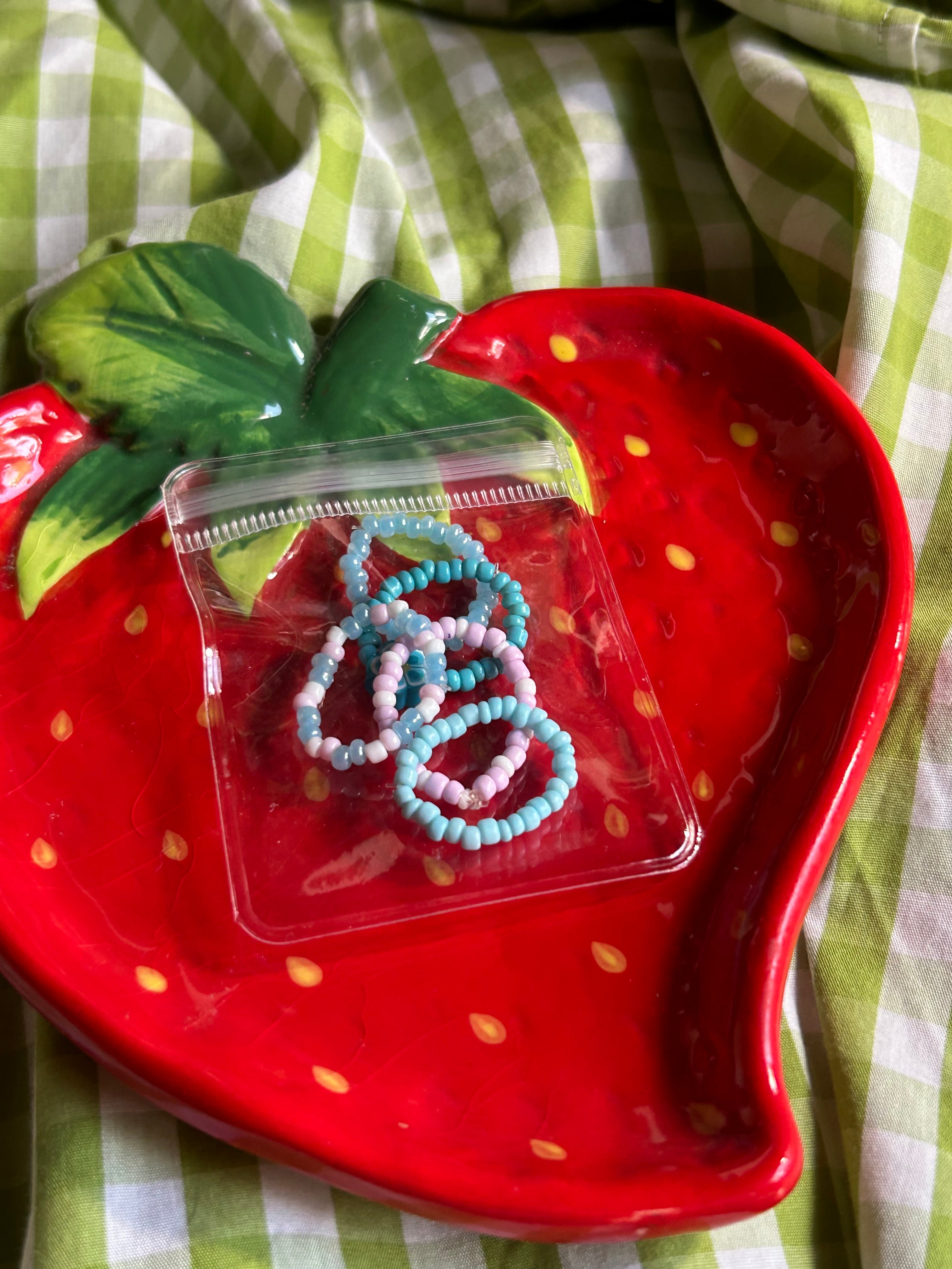 Bagues en perles