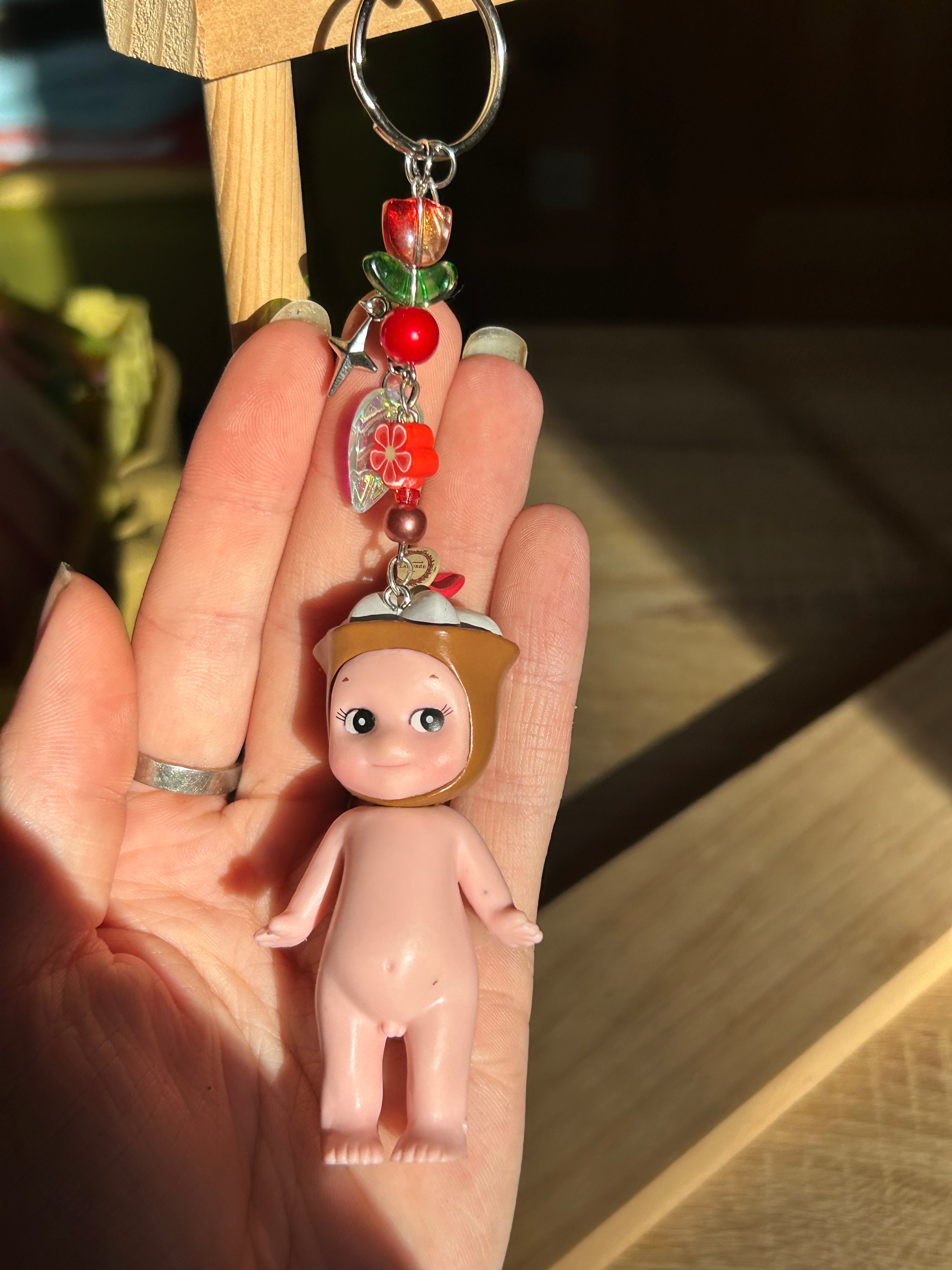 Bébé ange porte-clés