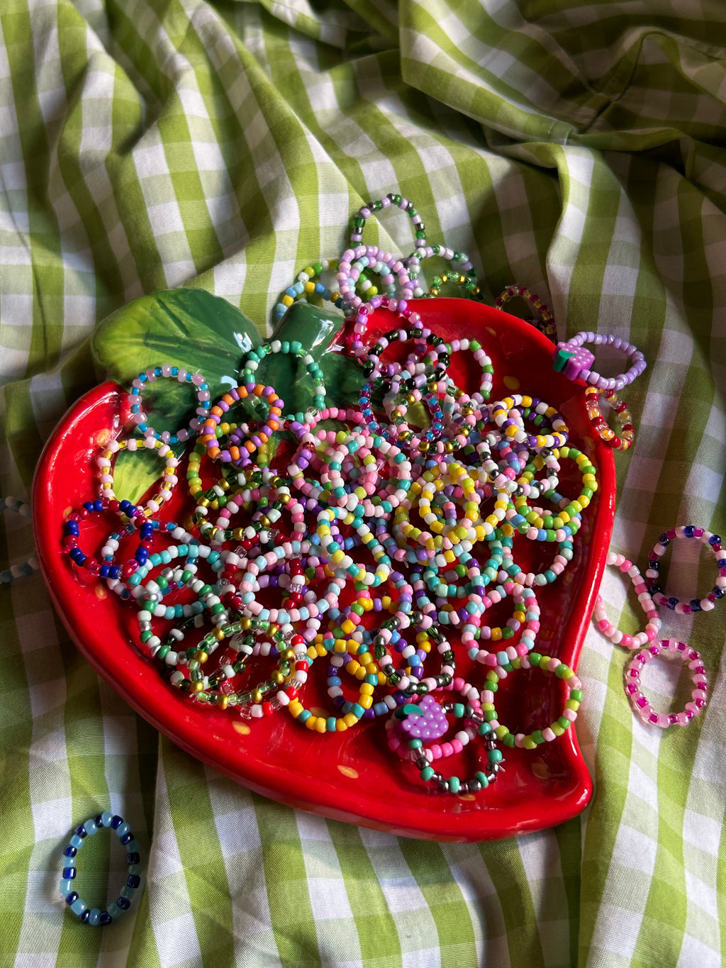 Bagues en perles
