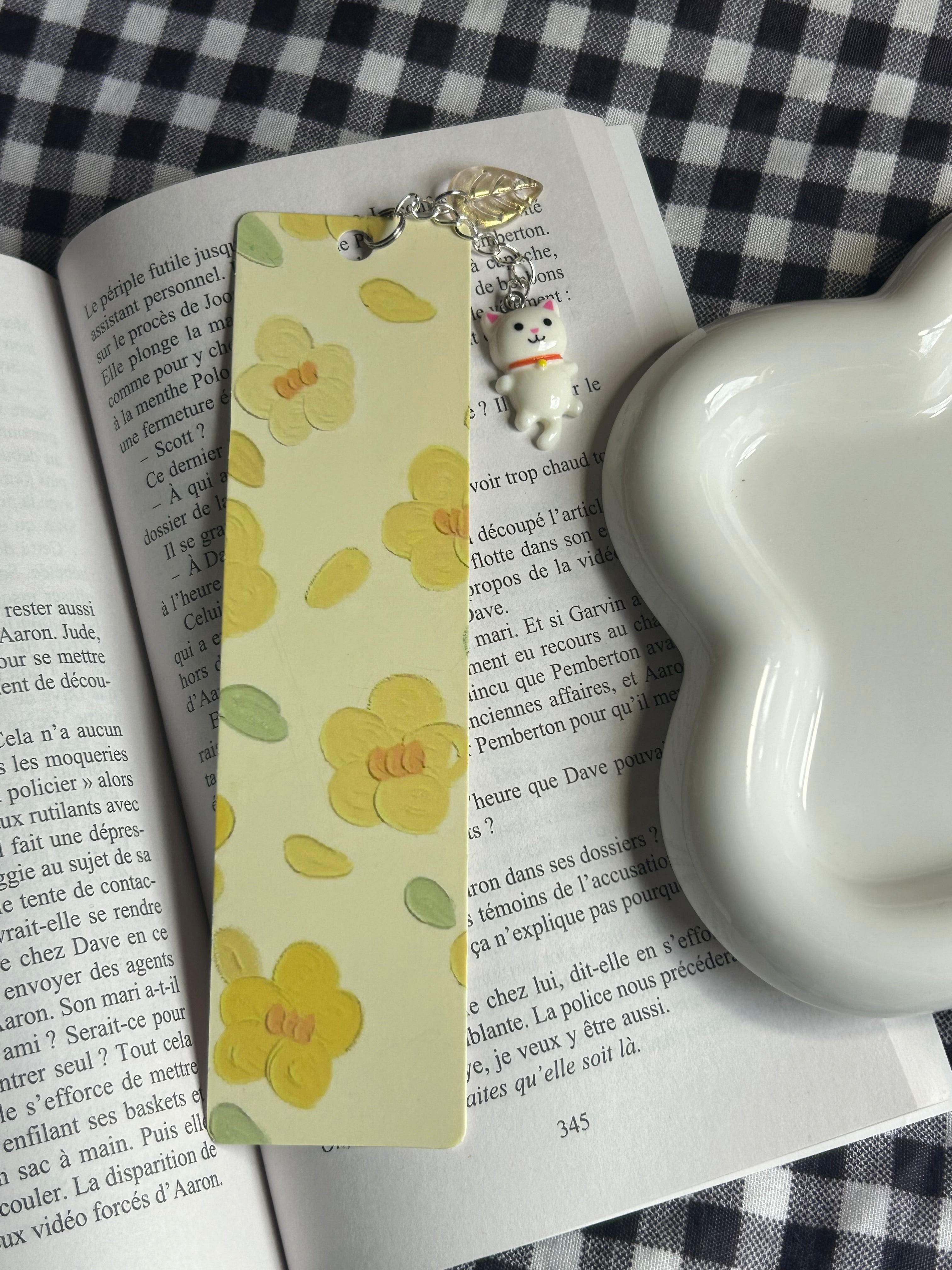 Marque pages avec breloque