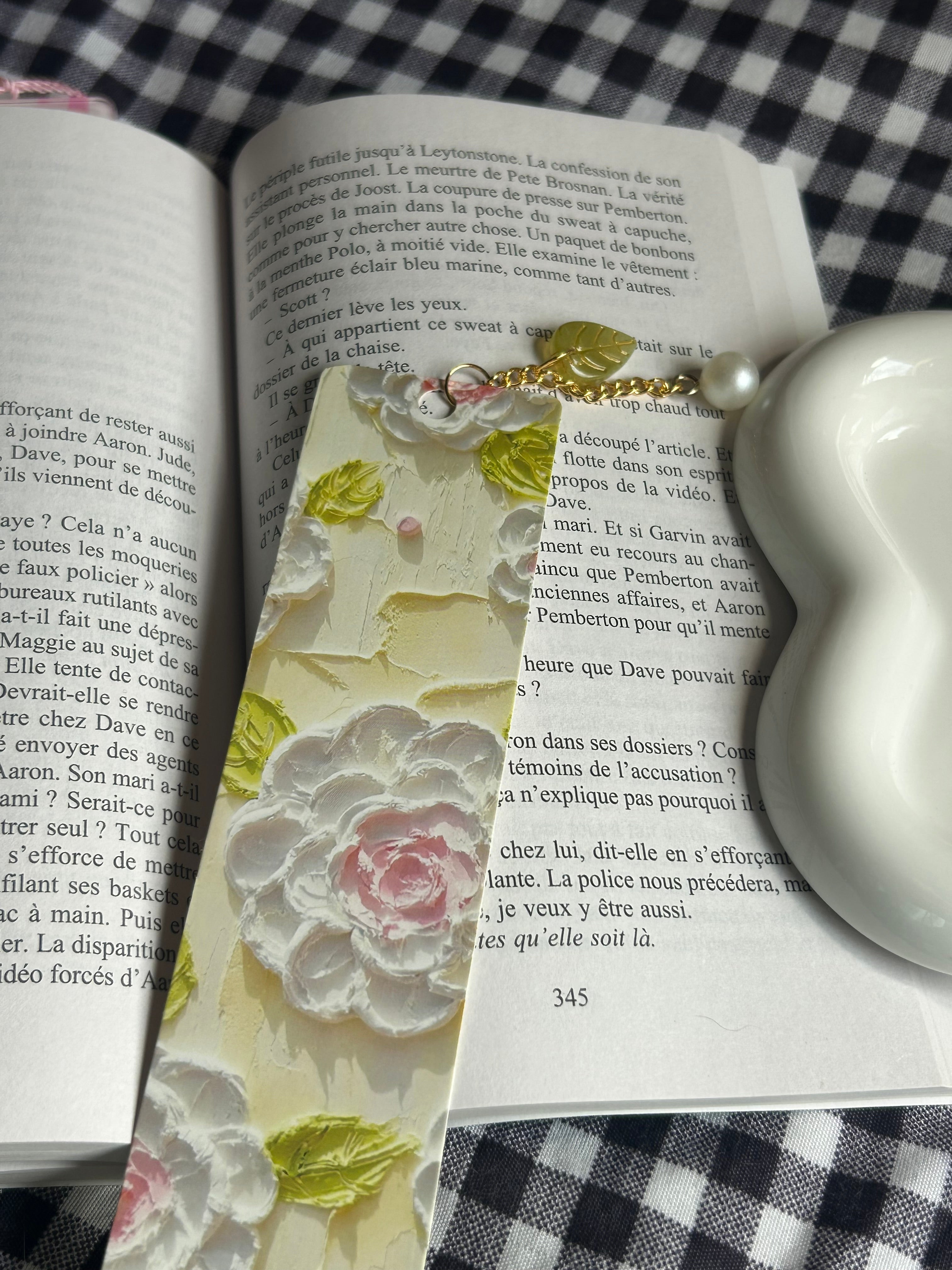 Marque page avec pendentif