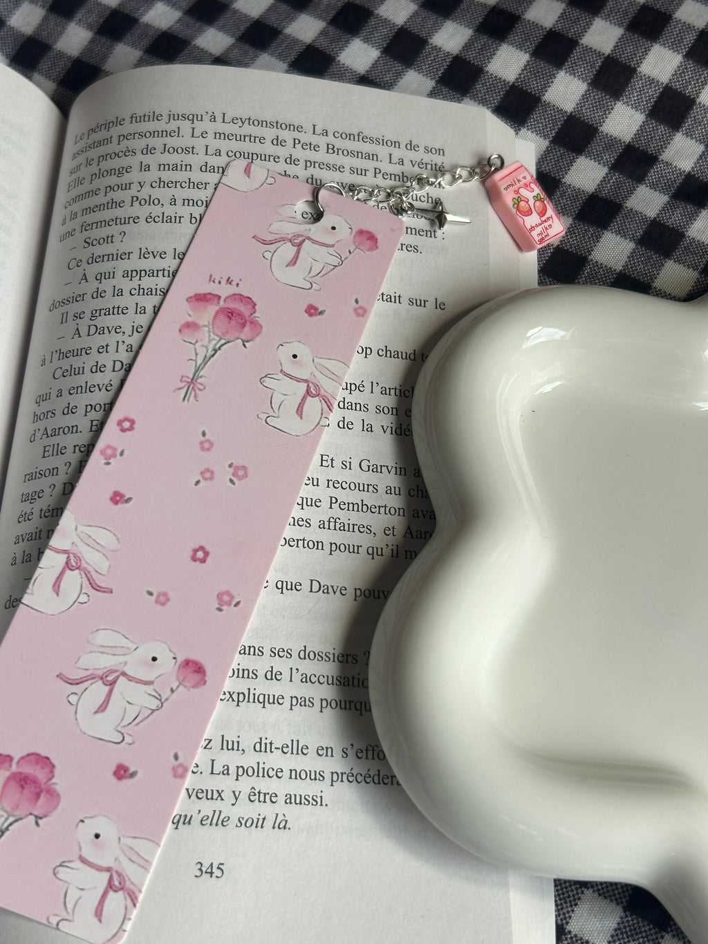 Marque pages avec breloque