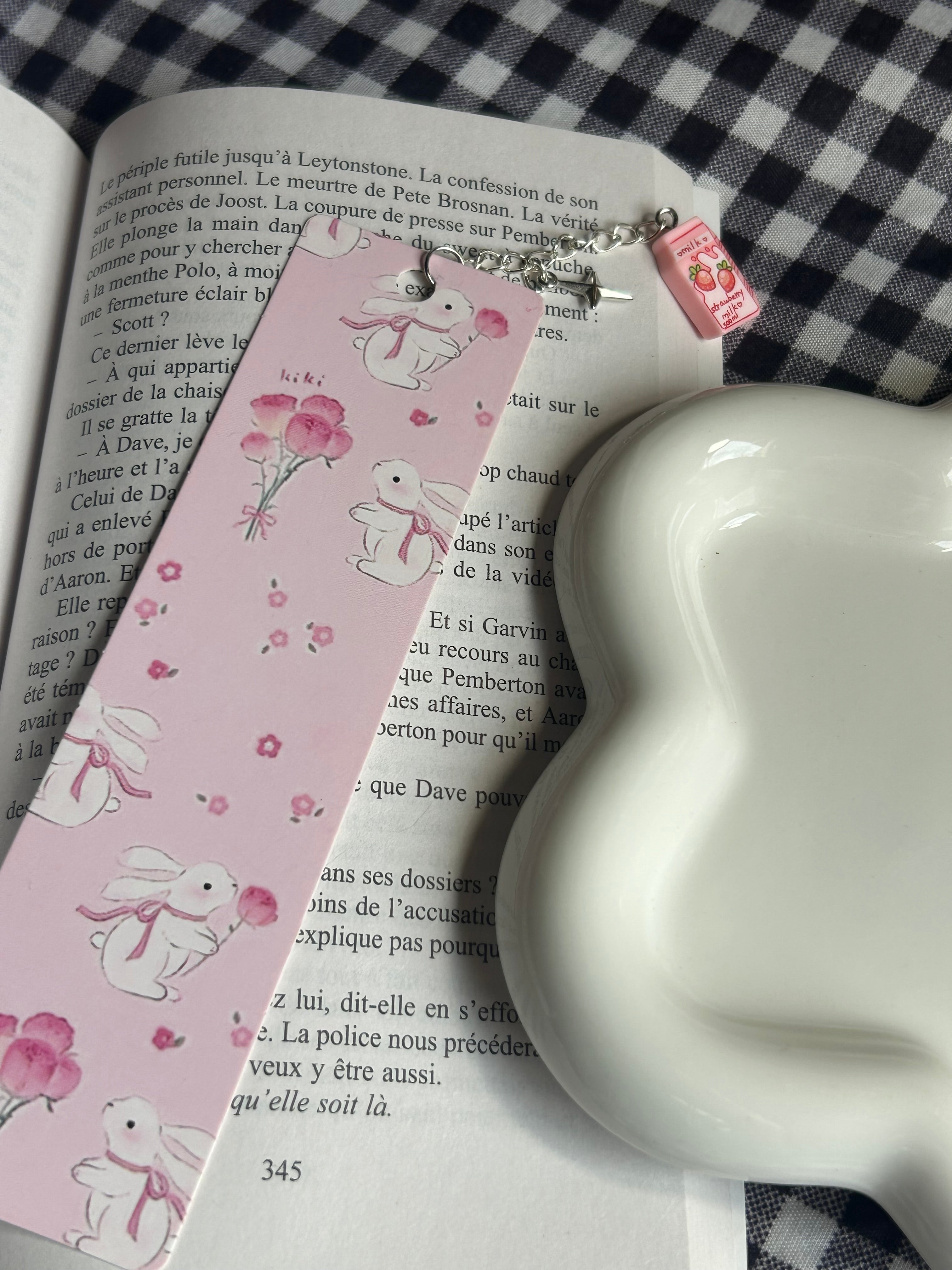 Marque pages avec breloque