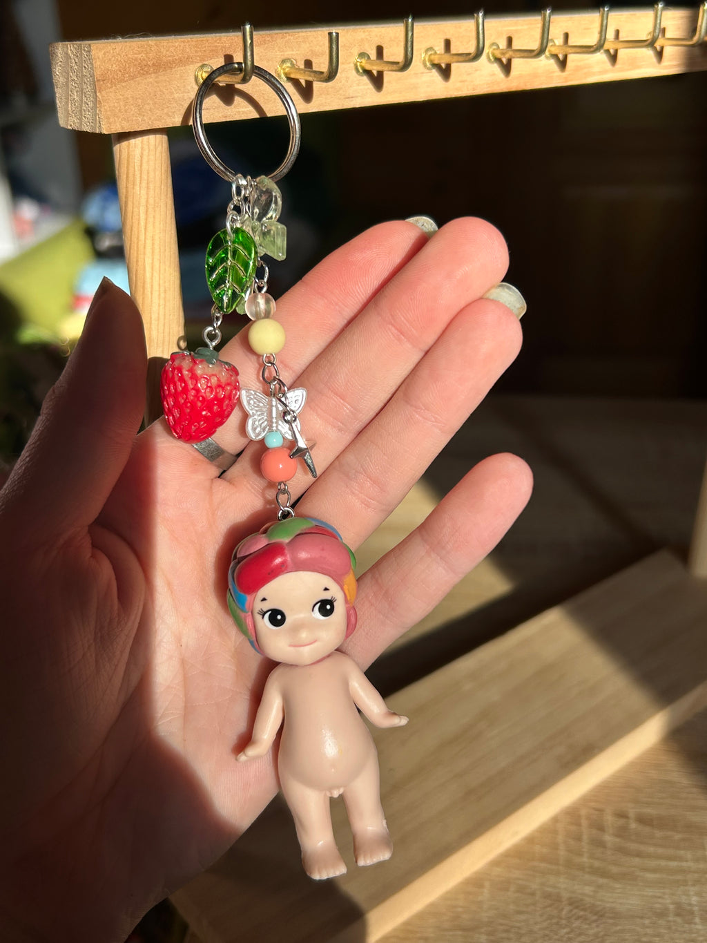 Bébé ange porte-clés