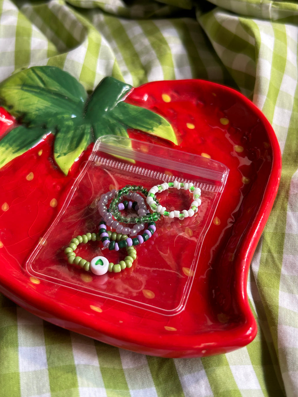 Bagues en perles