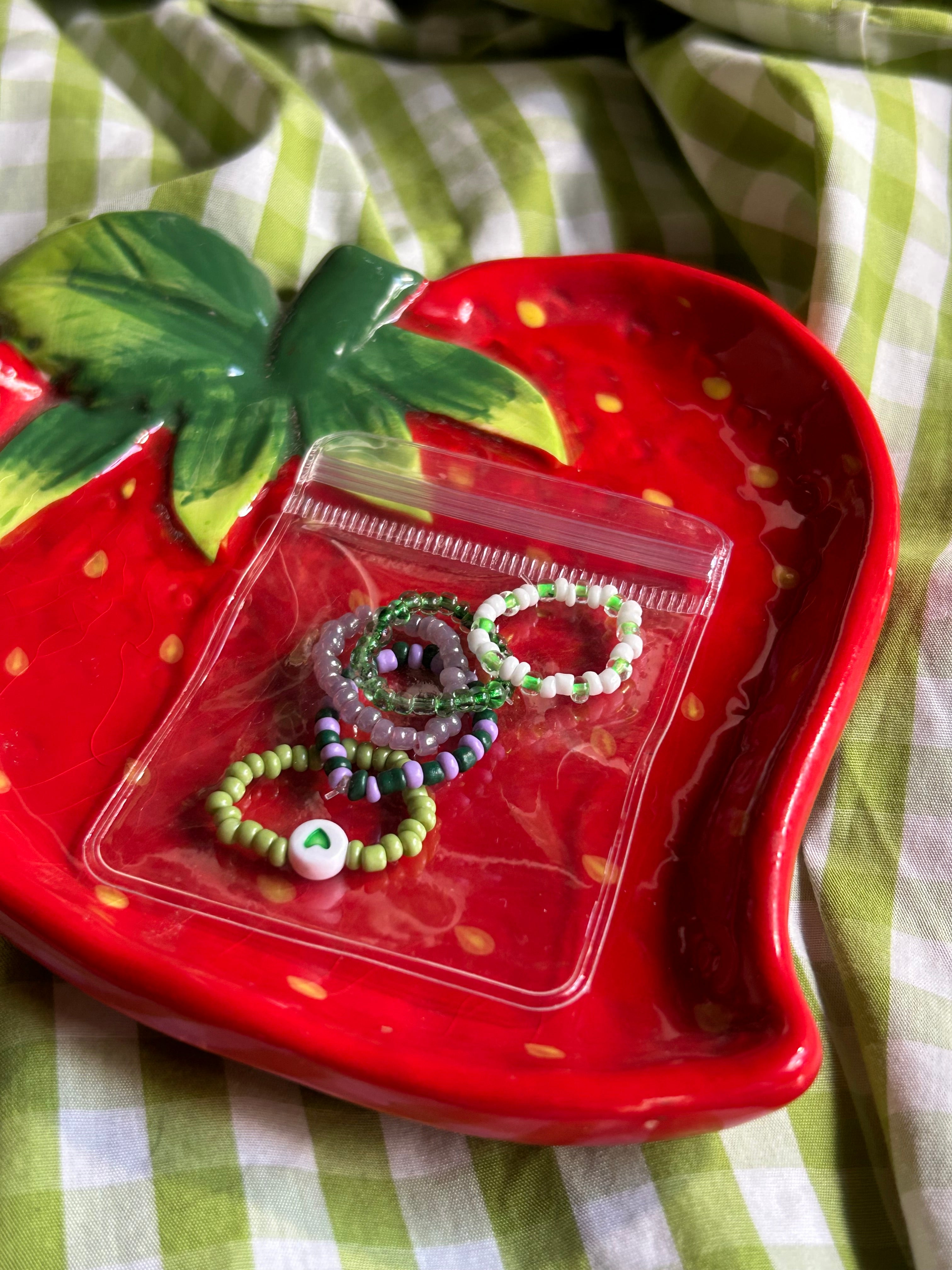 Bagues en perles