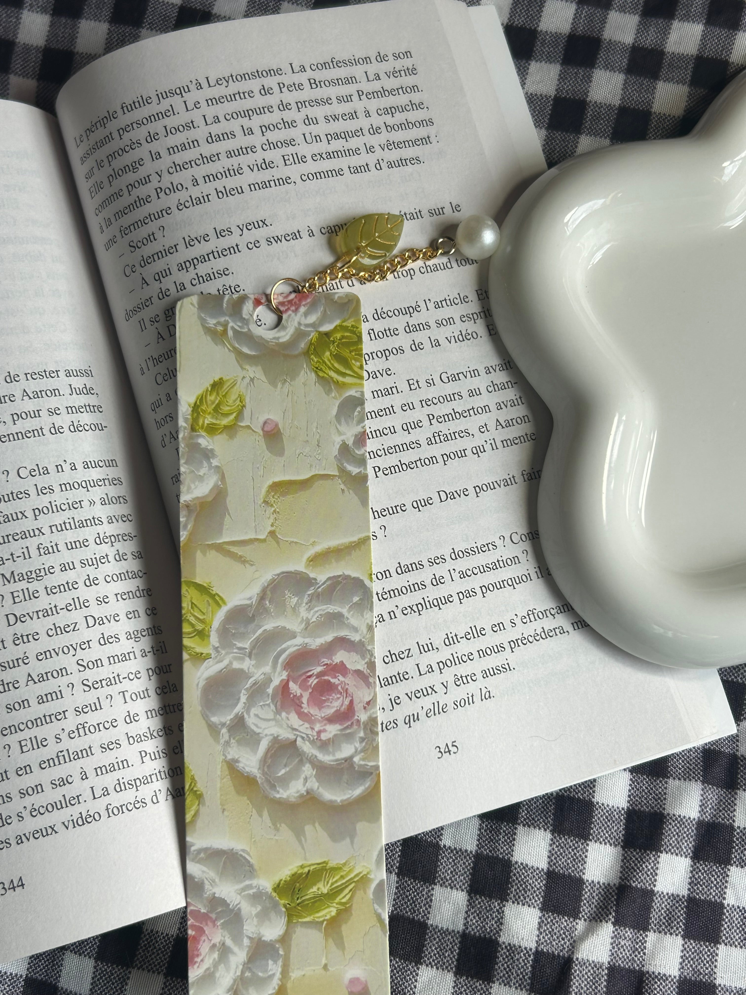Marque page avec pendentif