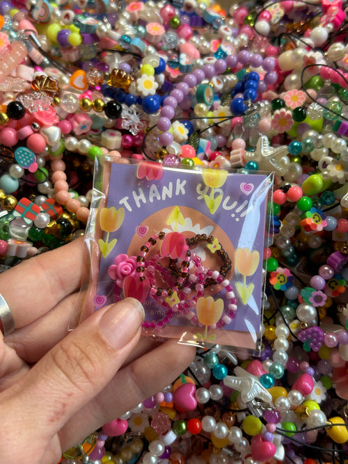 Bagues en perles