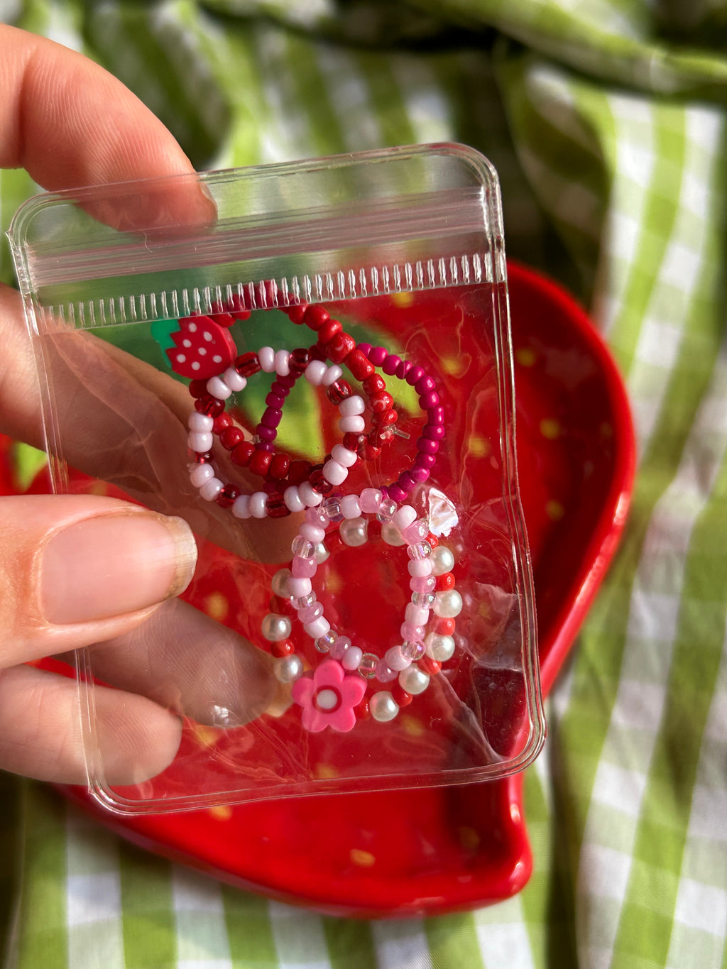 Bagues en perles