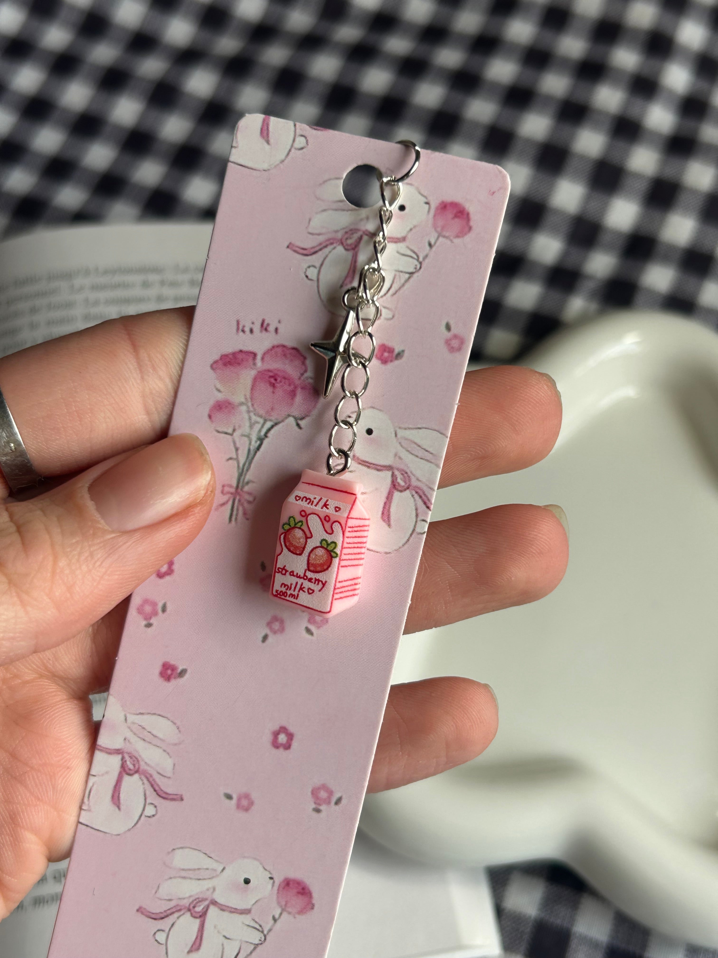 Marque pages avec breloque