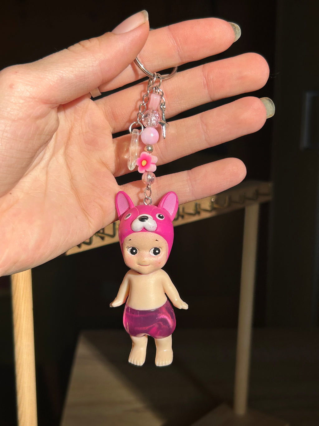 Bébé ange porte-clés