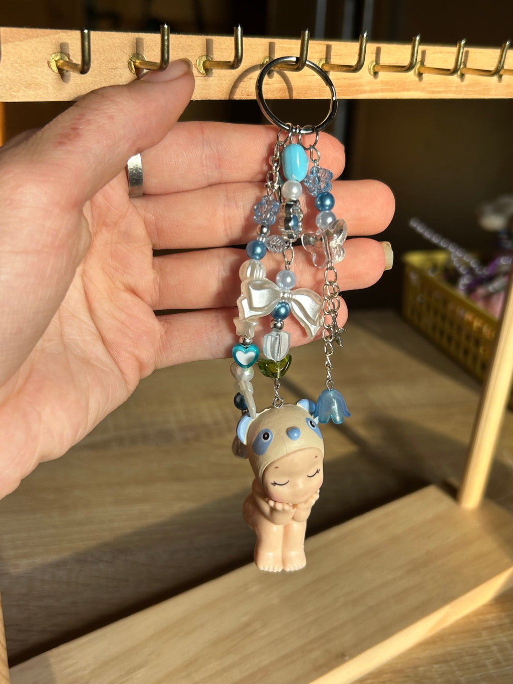 Bébé ange porte-clés