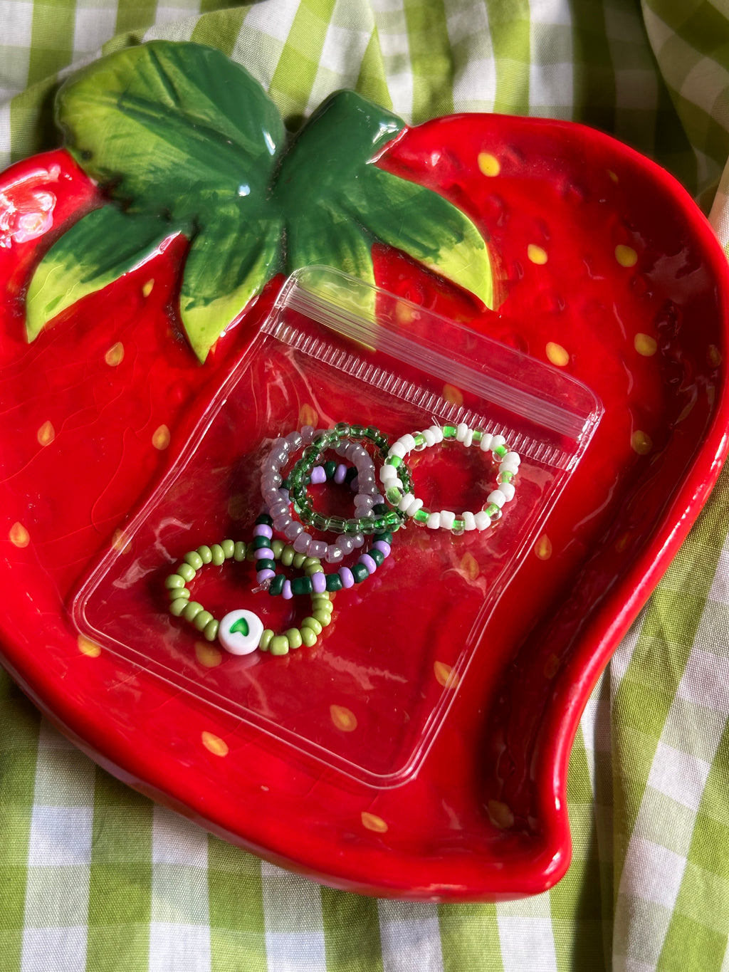 Bagues en perles