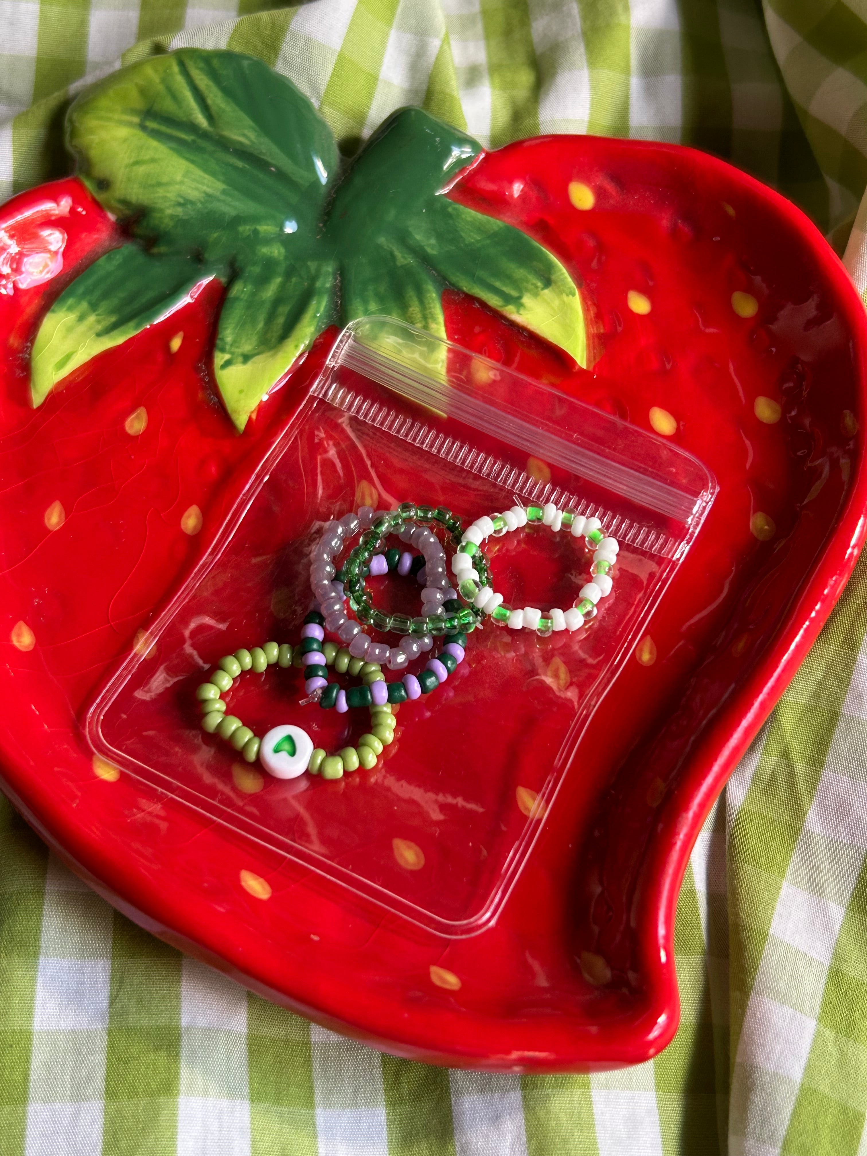 Bagues en perles