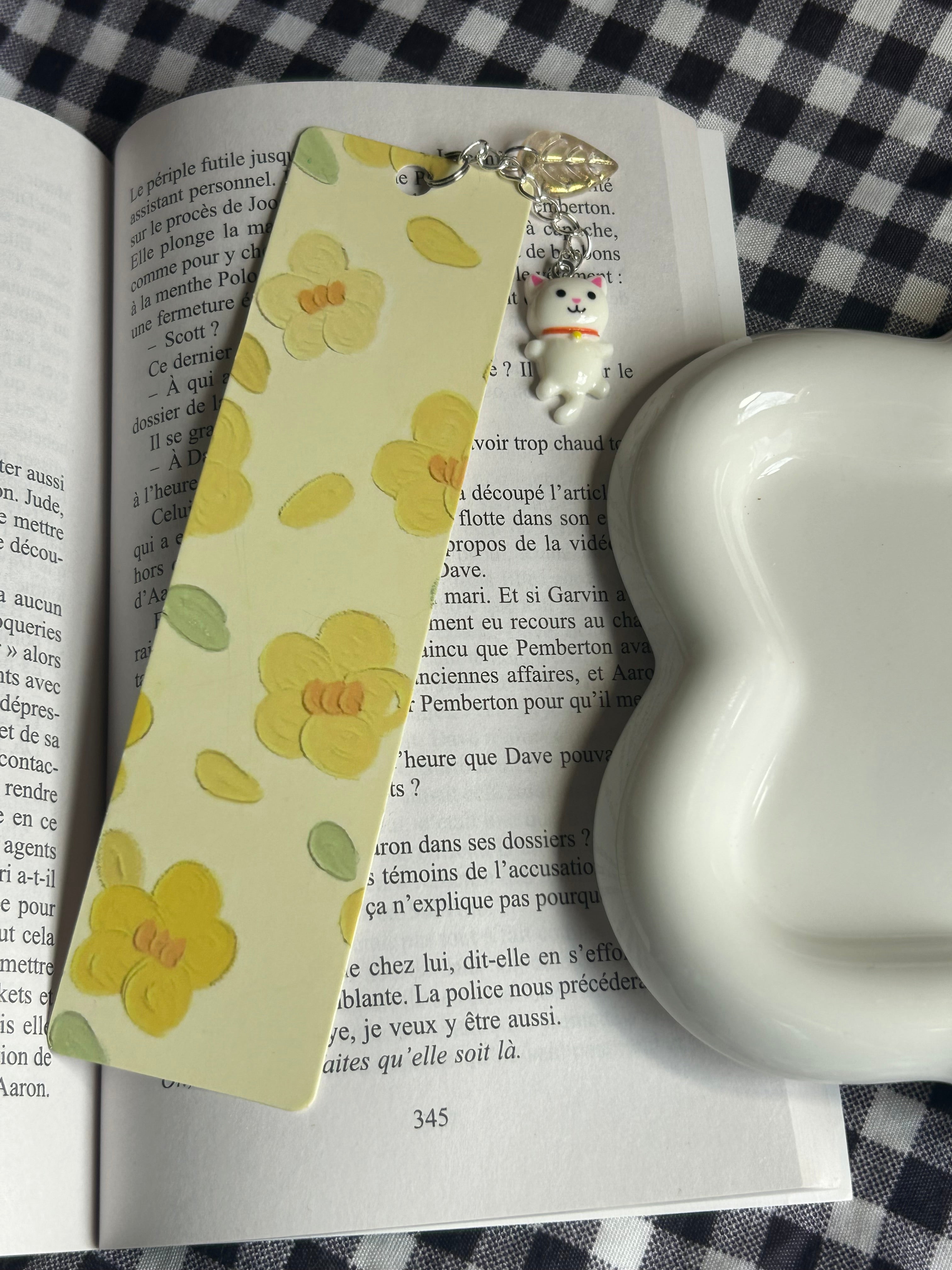 Marque pages avec breloque