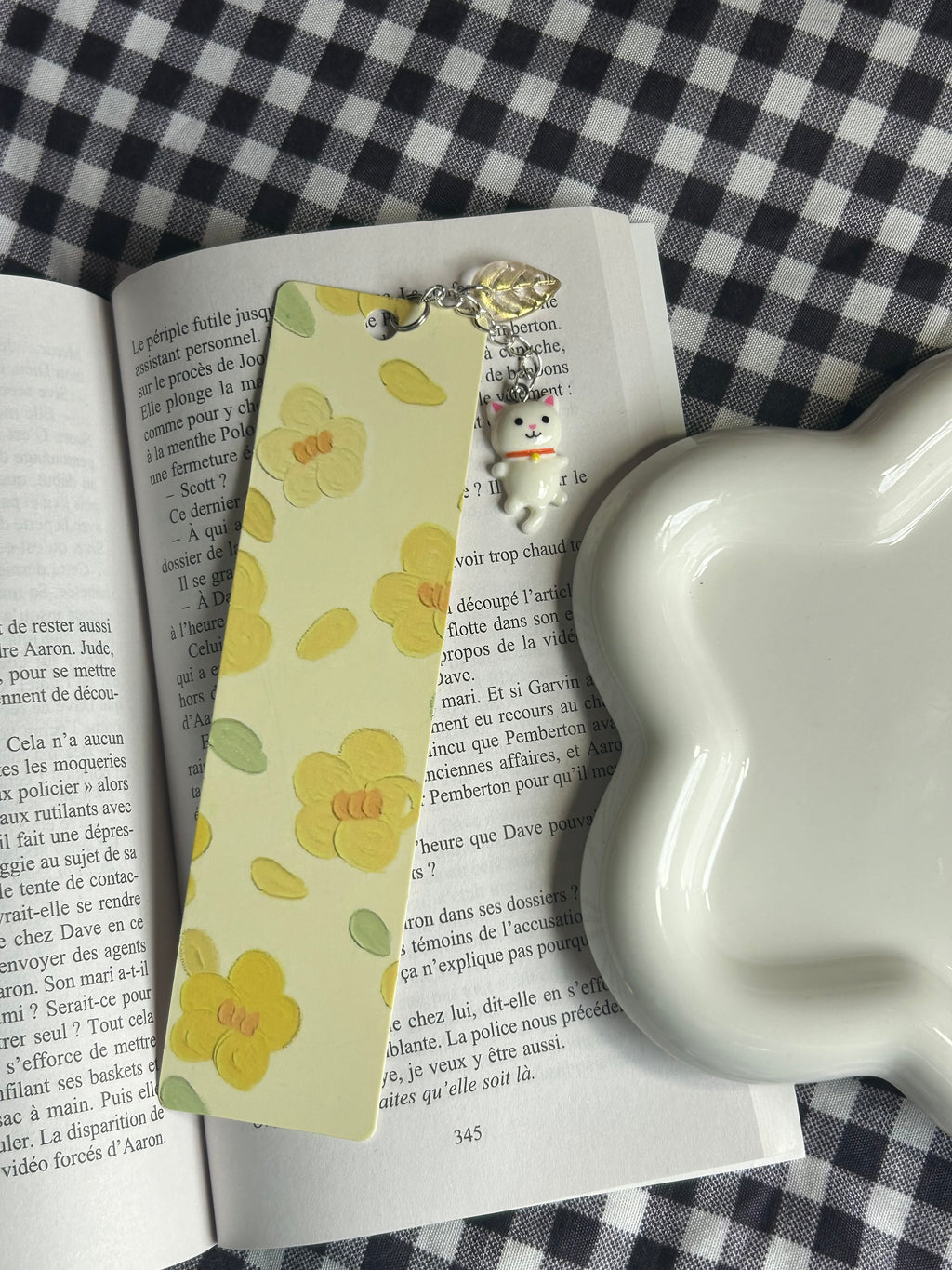Marque pages avec breloque