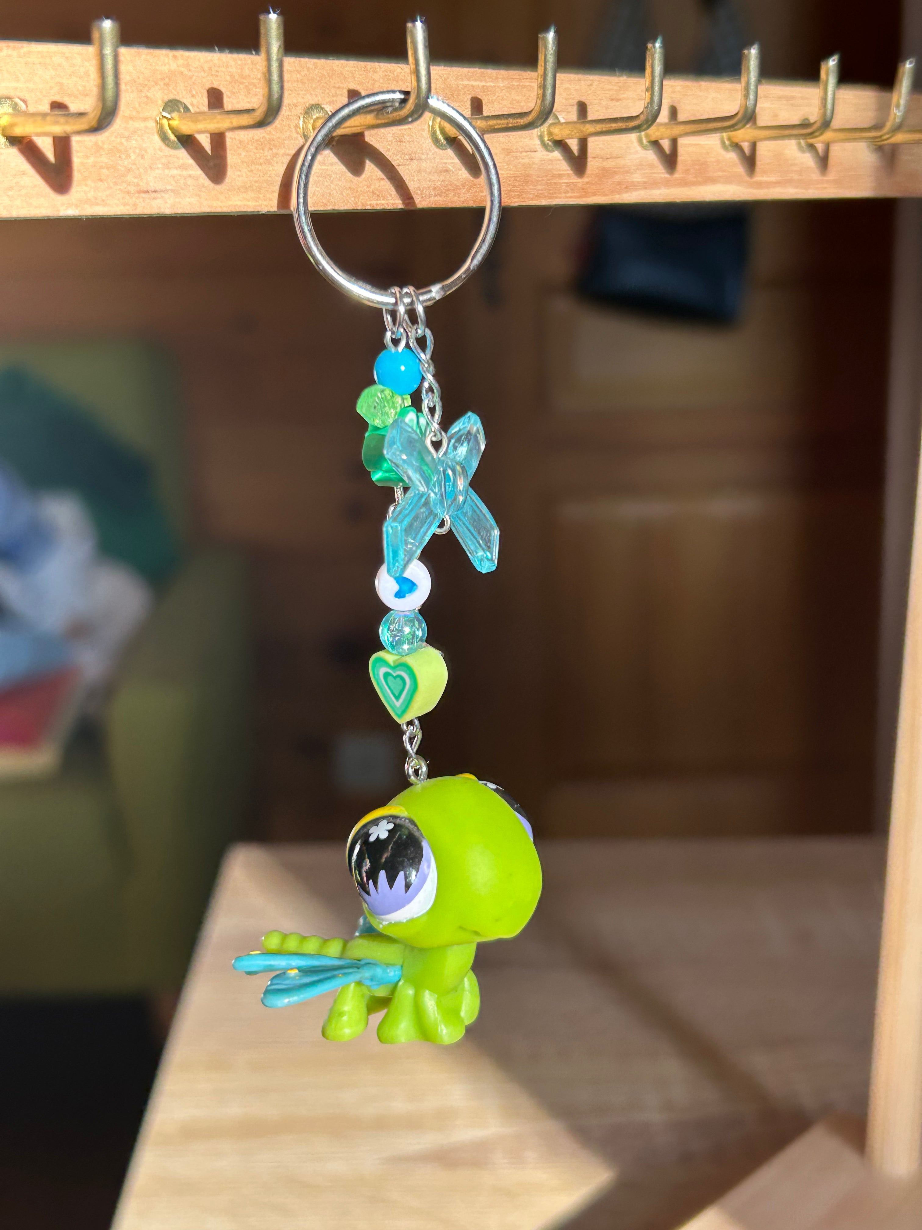 Petshop porte-clés en perles