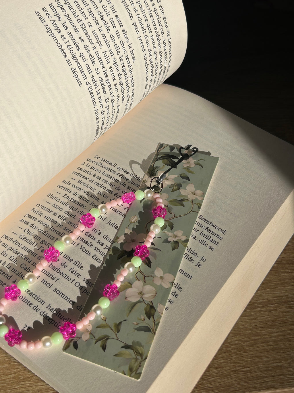 Marque pages en perles