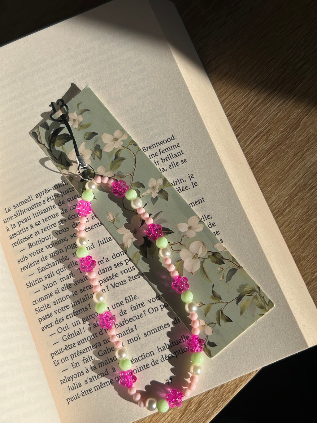 Marque pages en perles