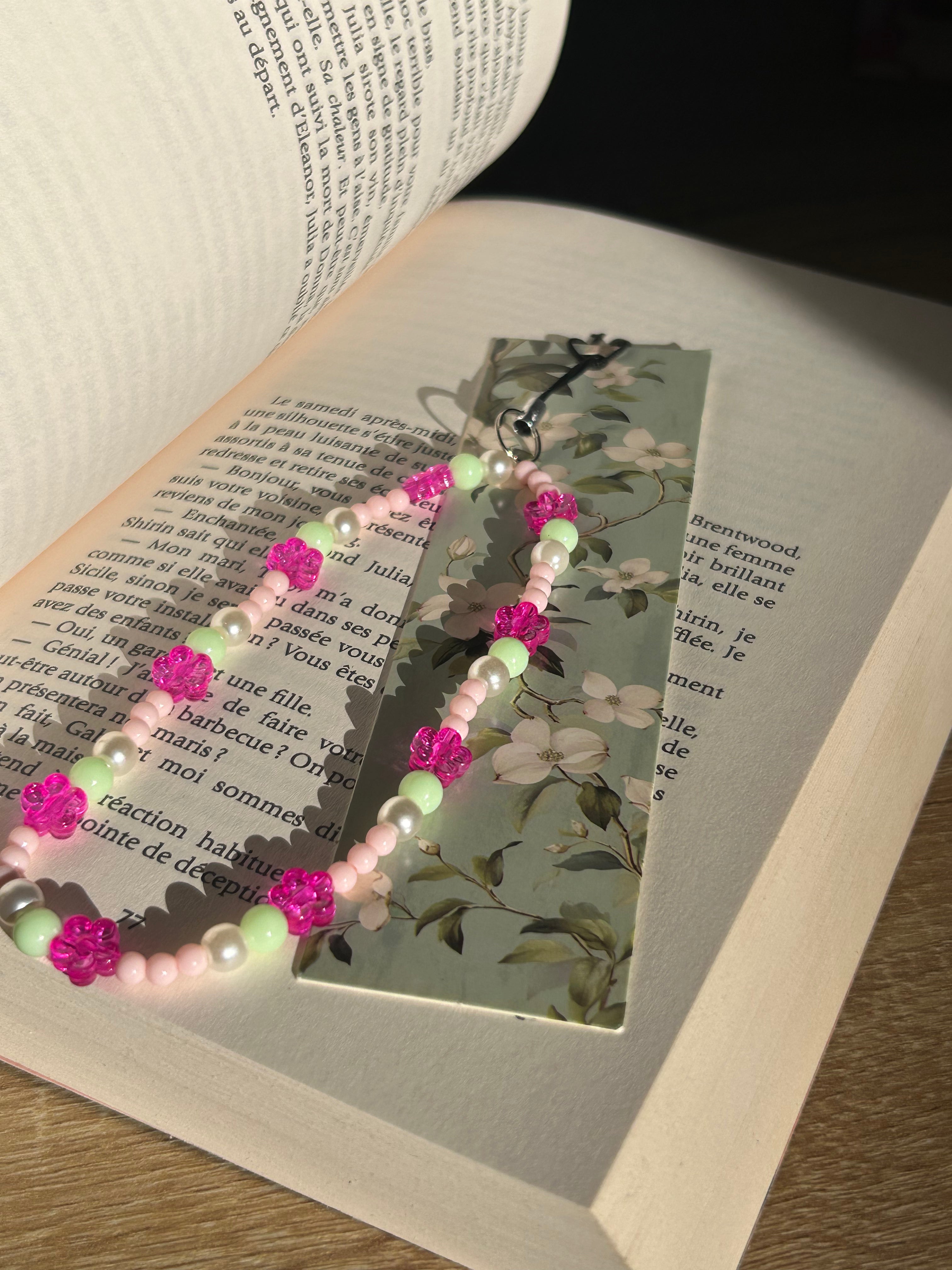 Marque pages en perles