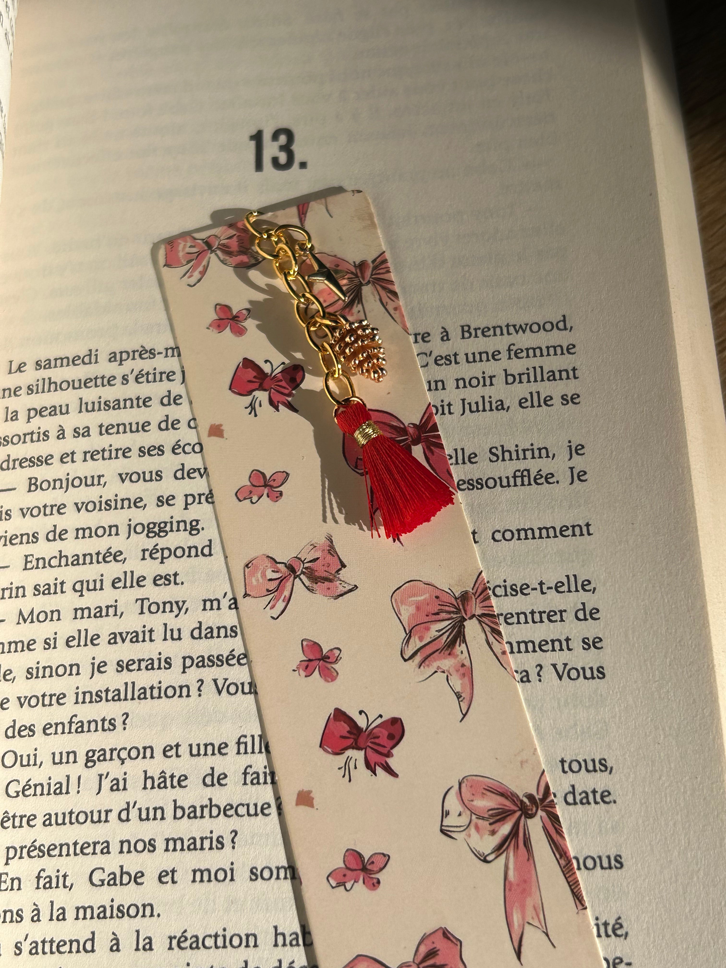 Marque pages en perles