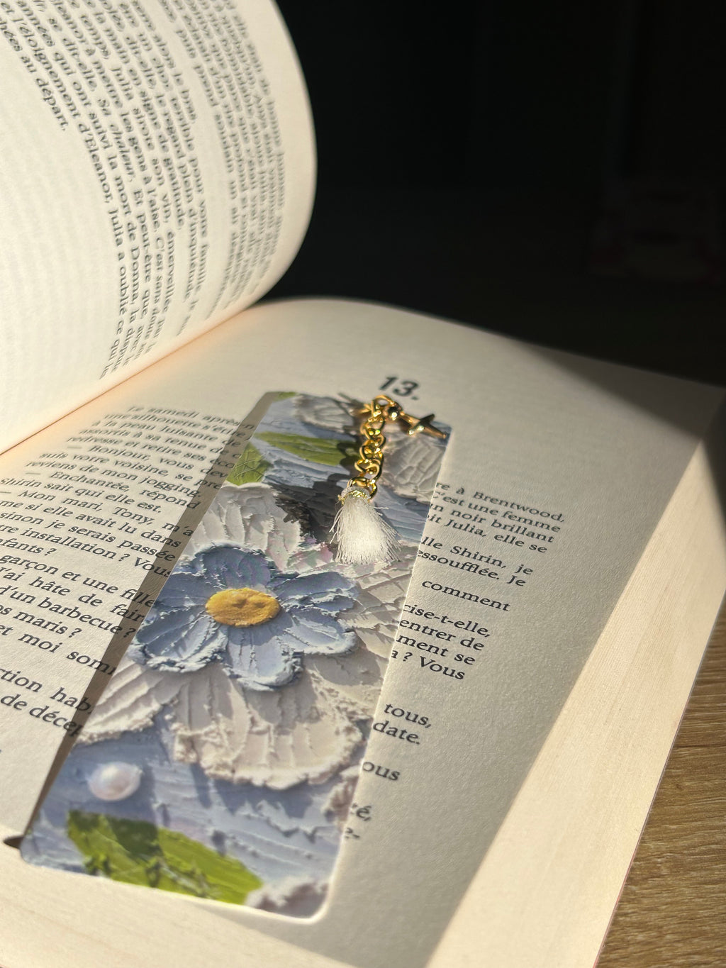 Marque pages en perles