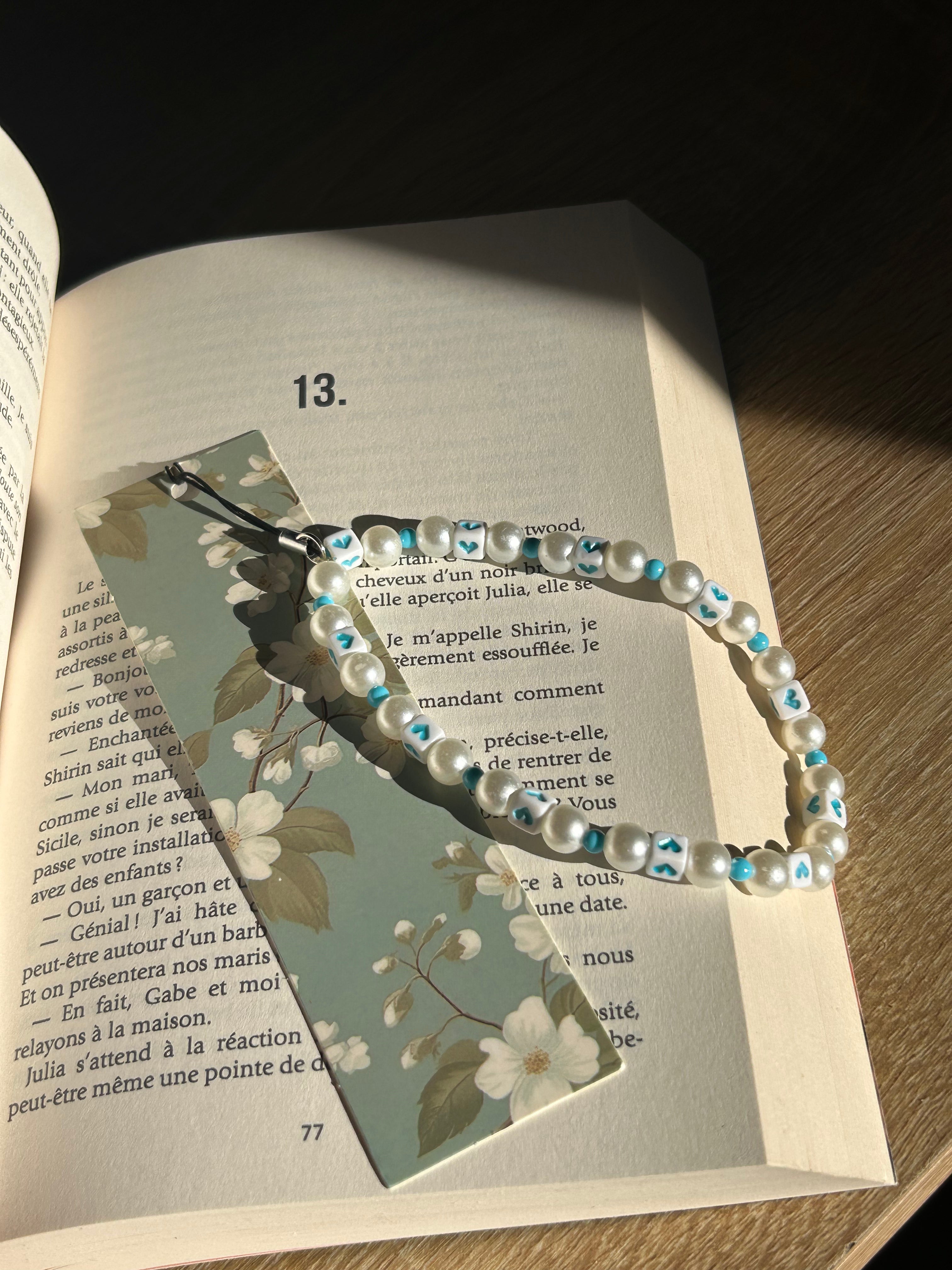 Marque pages en perles