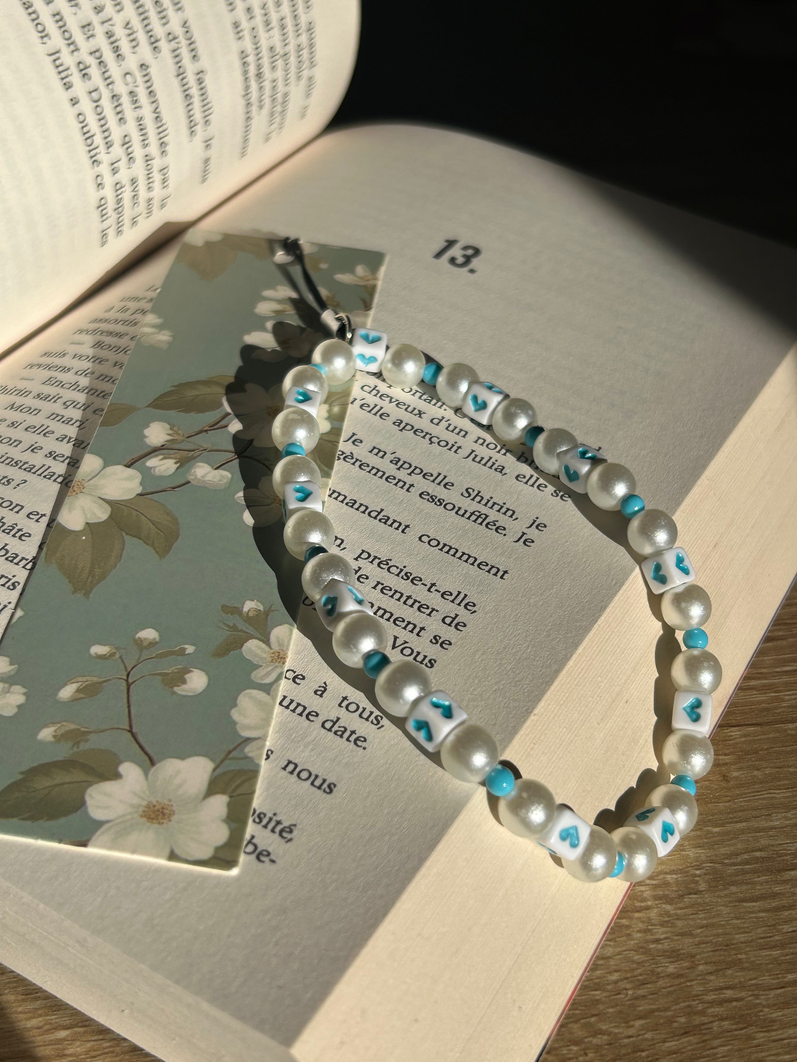 Marque pages en perles