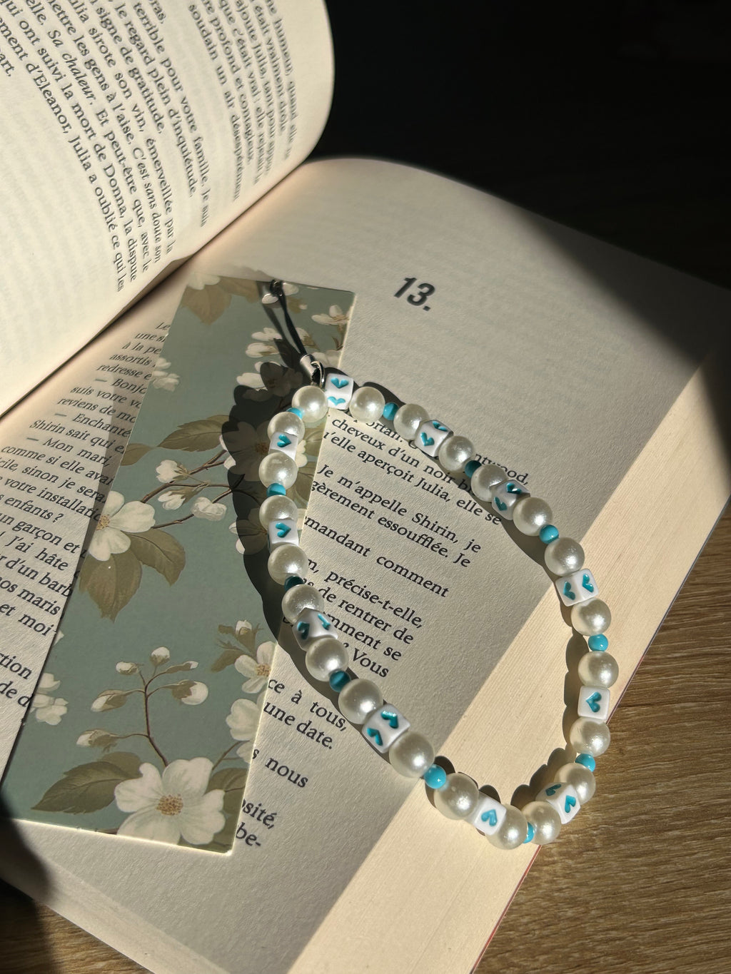Marque pages en perles