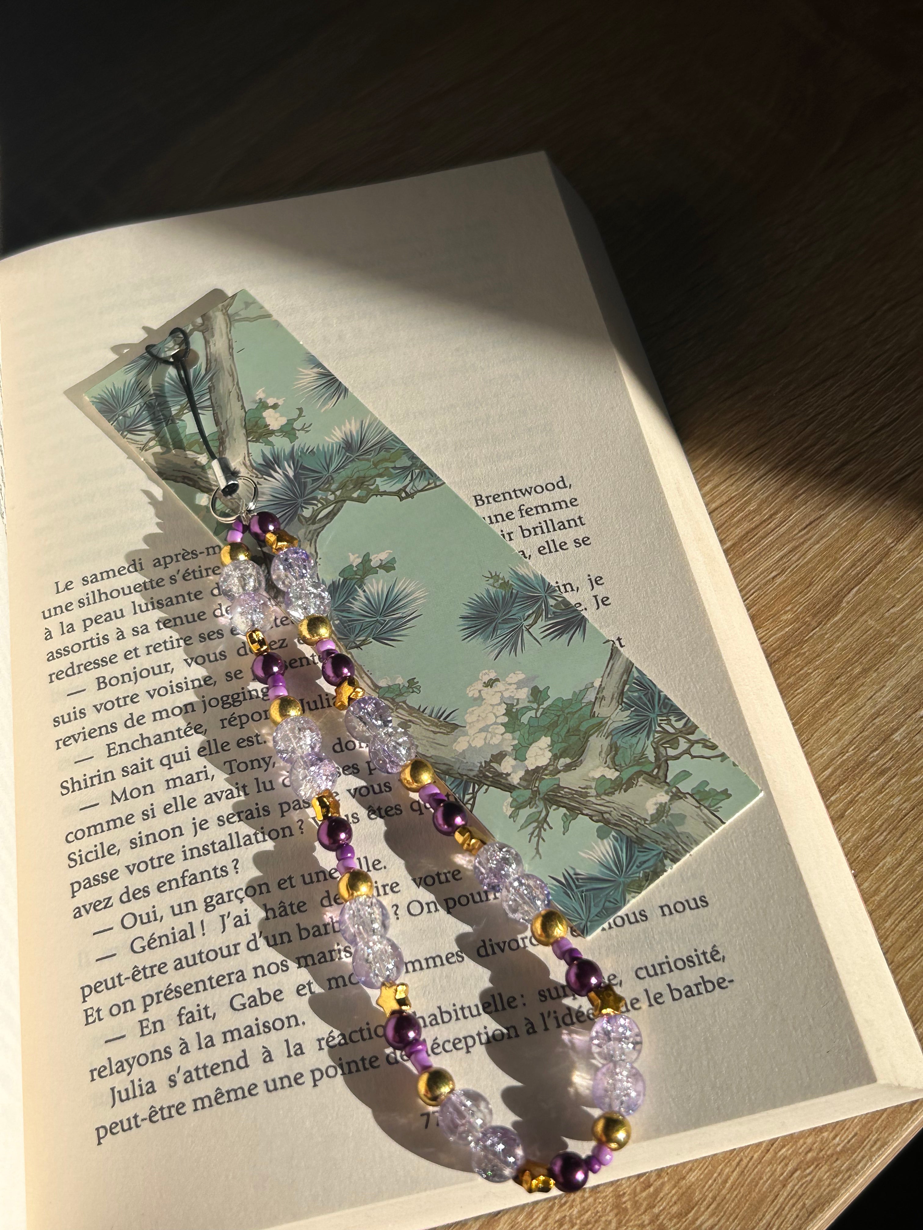 Marque pages en perles