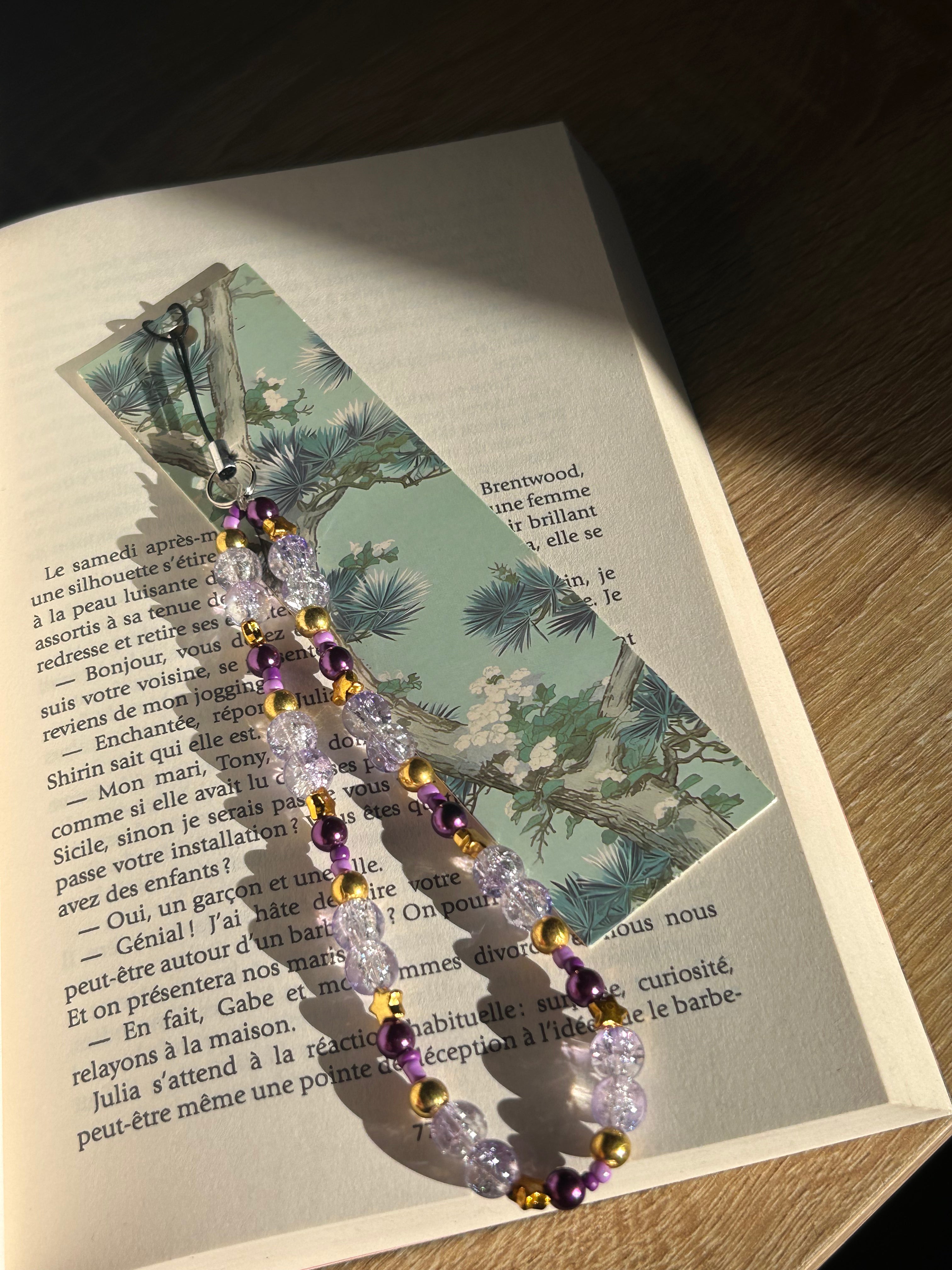 Marque pages en perles