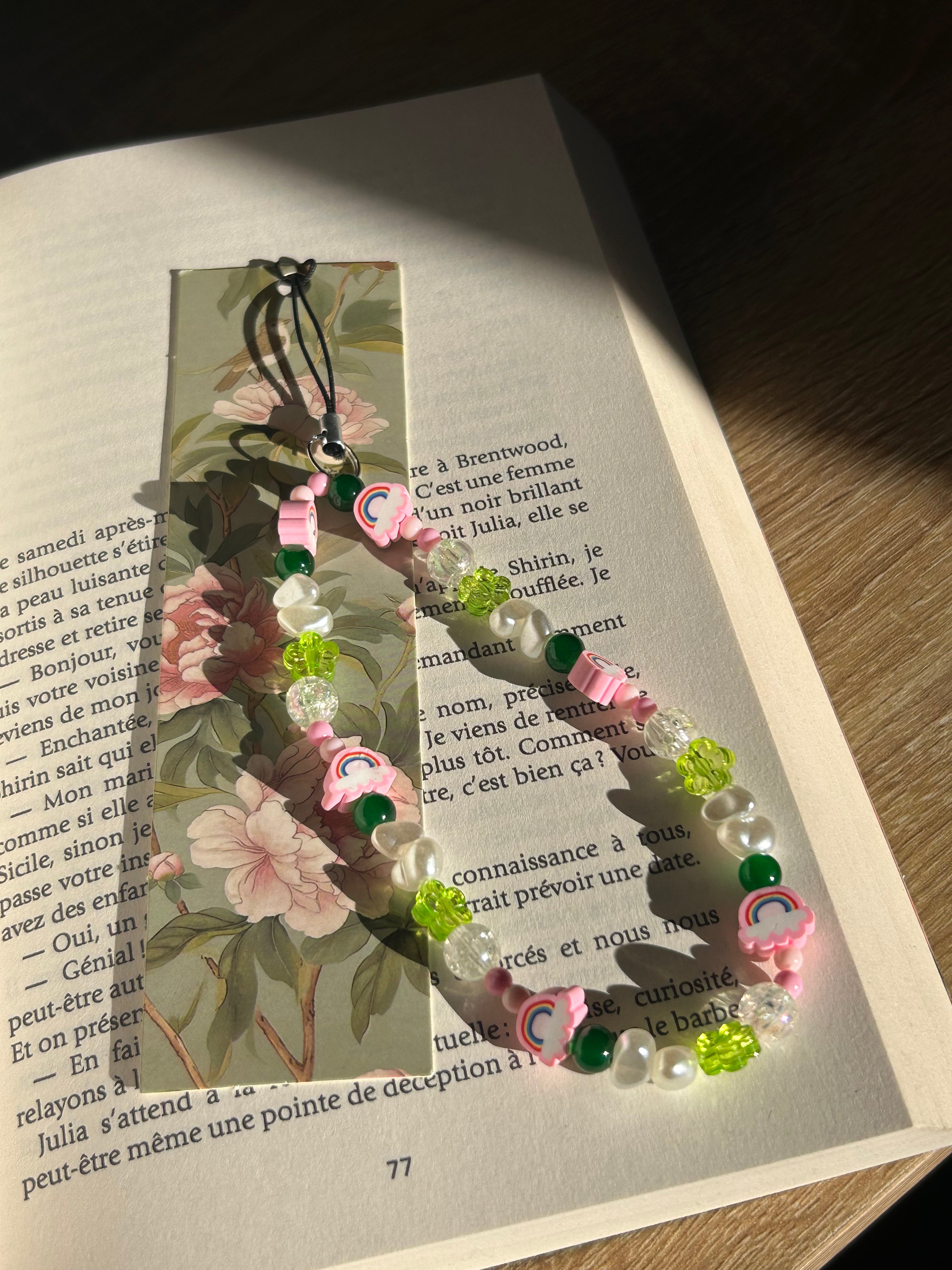 Marque pages en perles