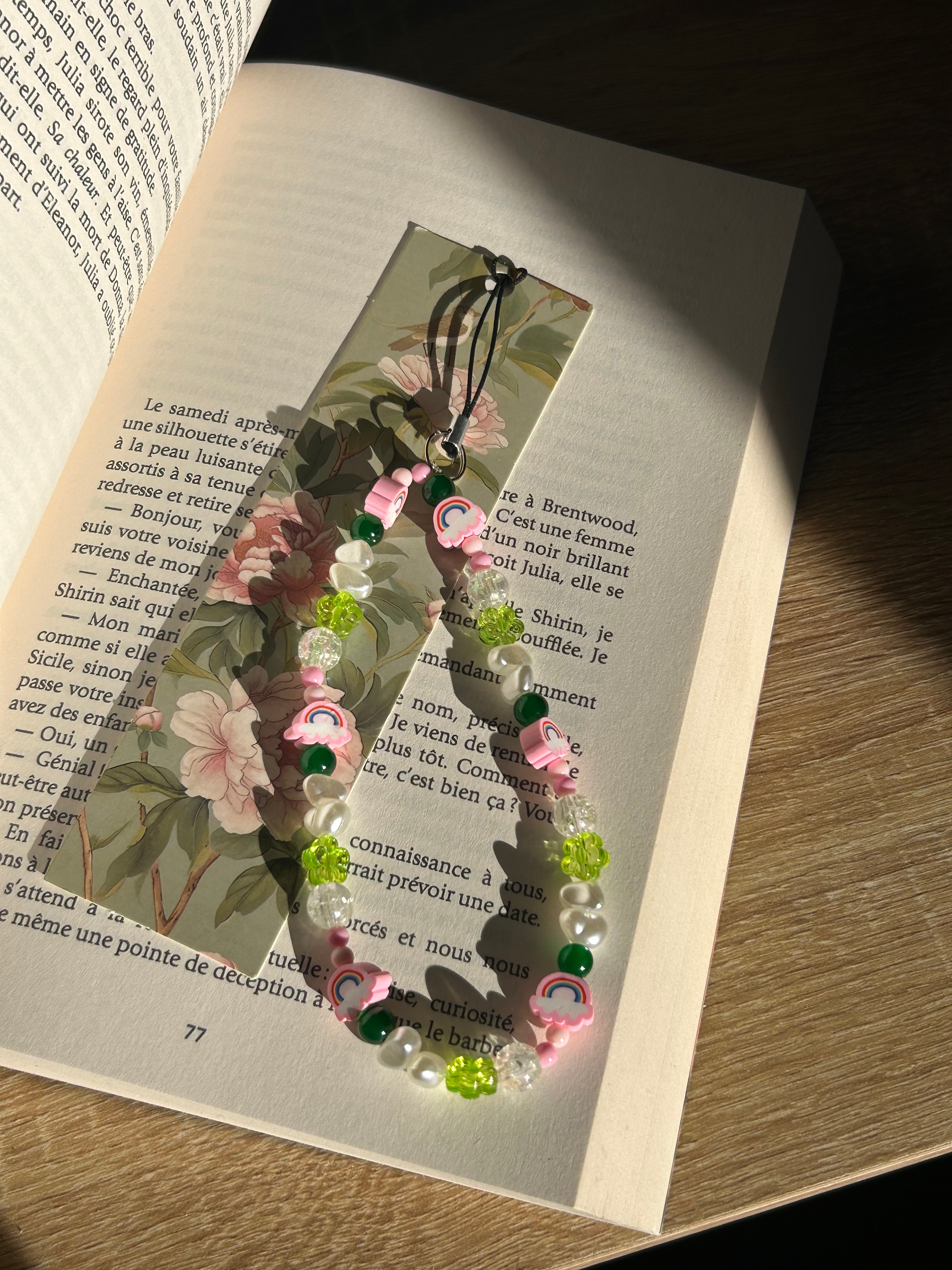 Marque pages en perles
