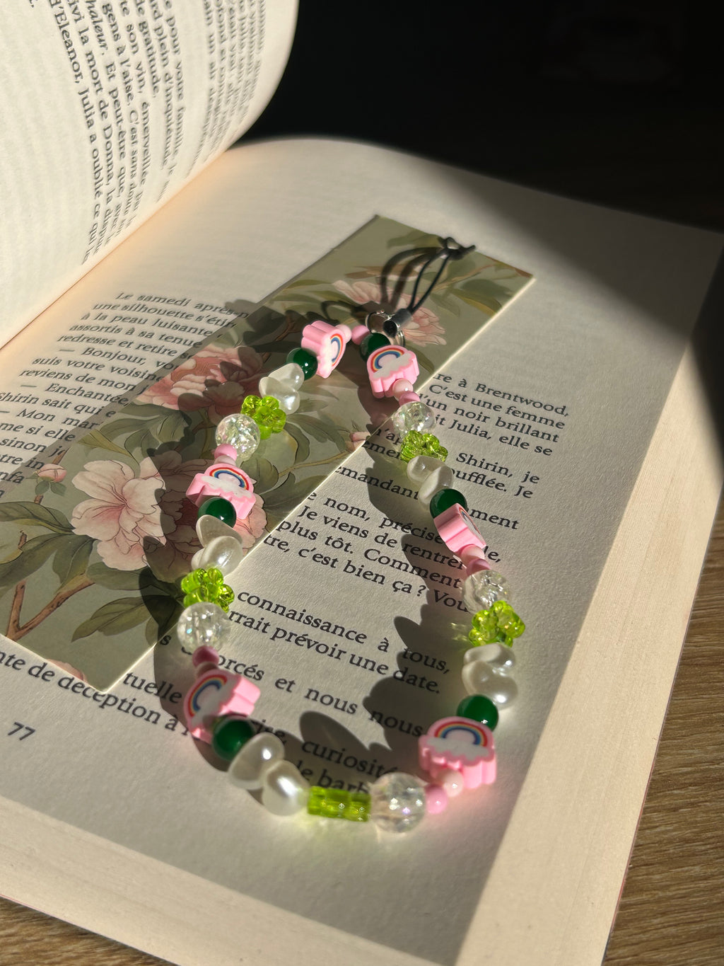 Marque pages en perles