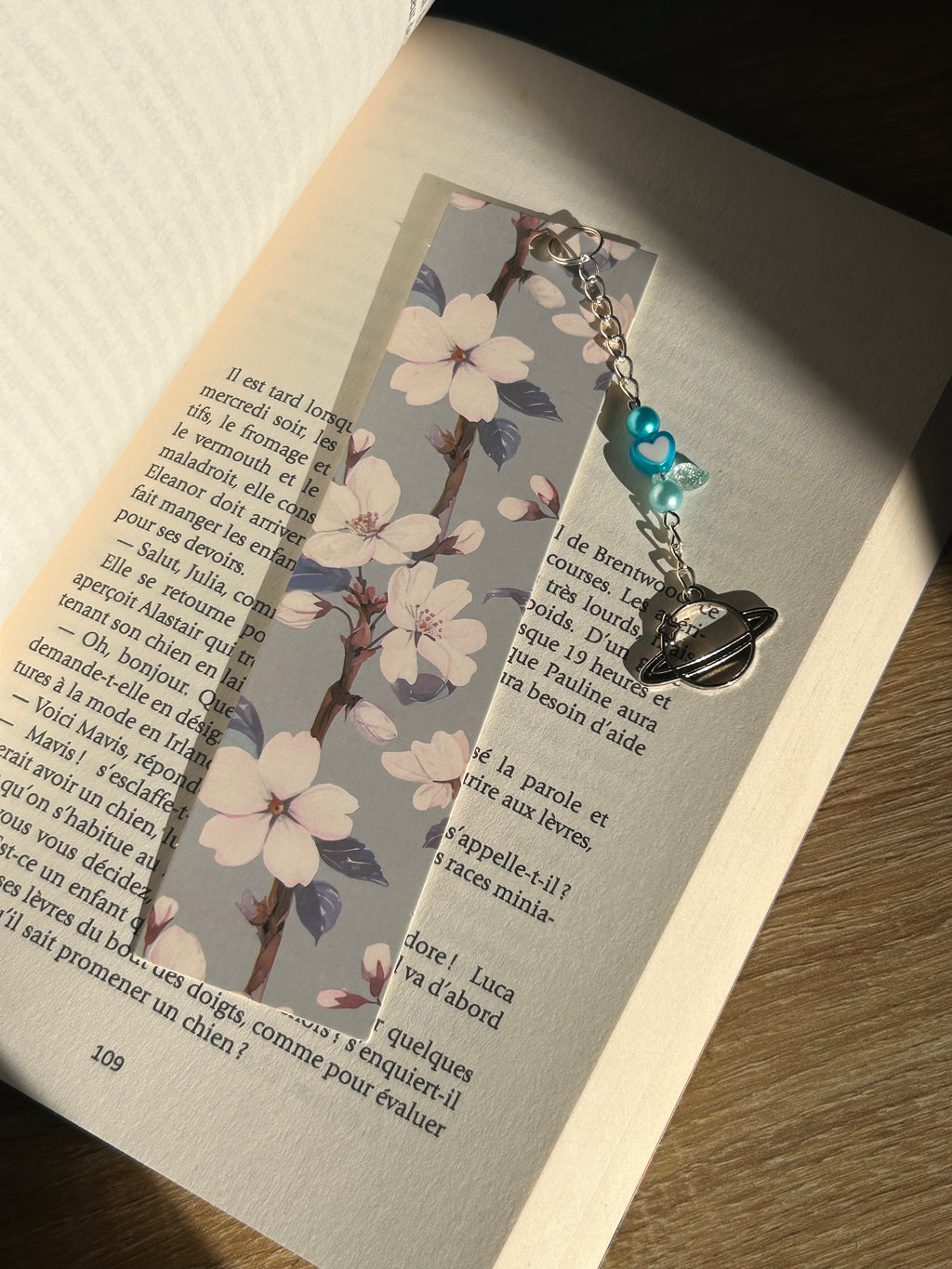 Marque pages en perles