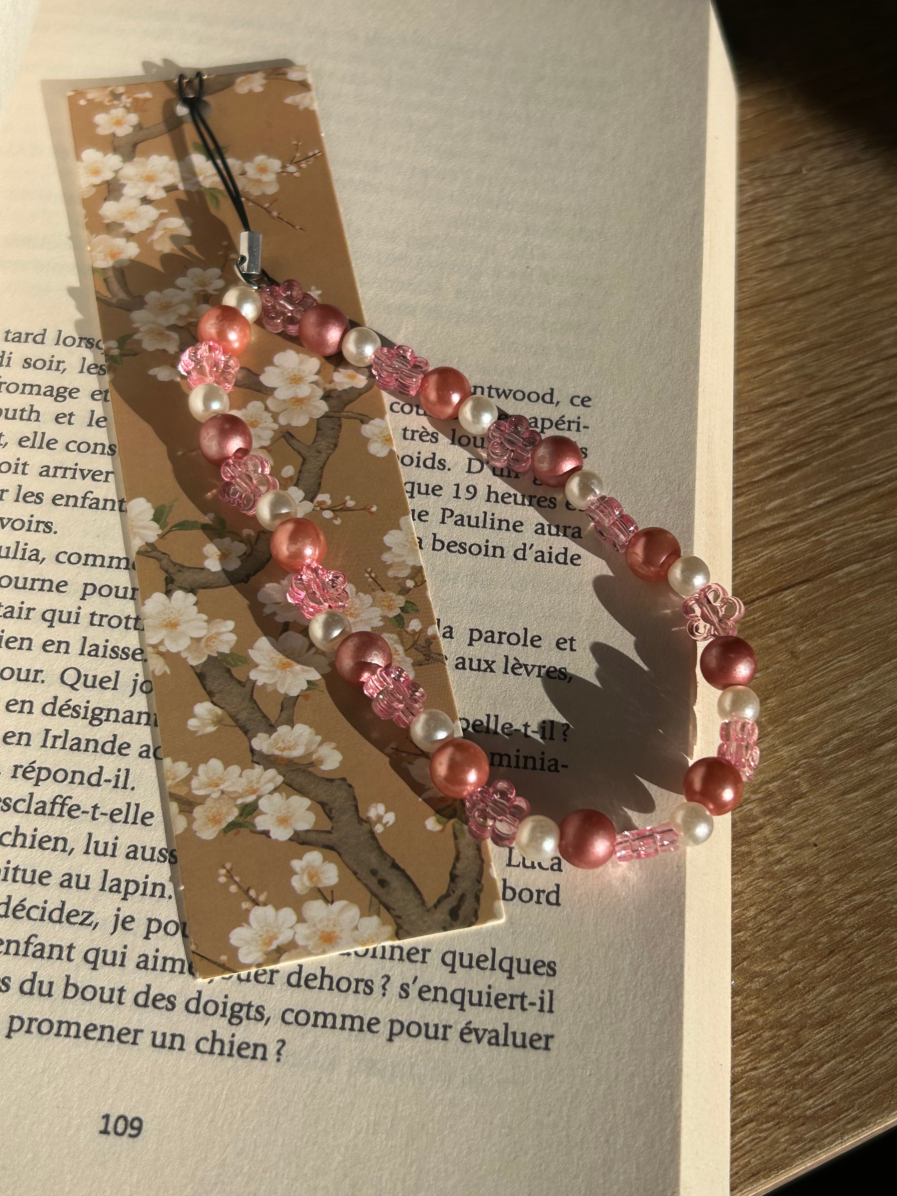 Marque pages en perles