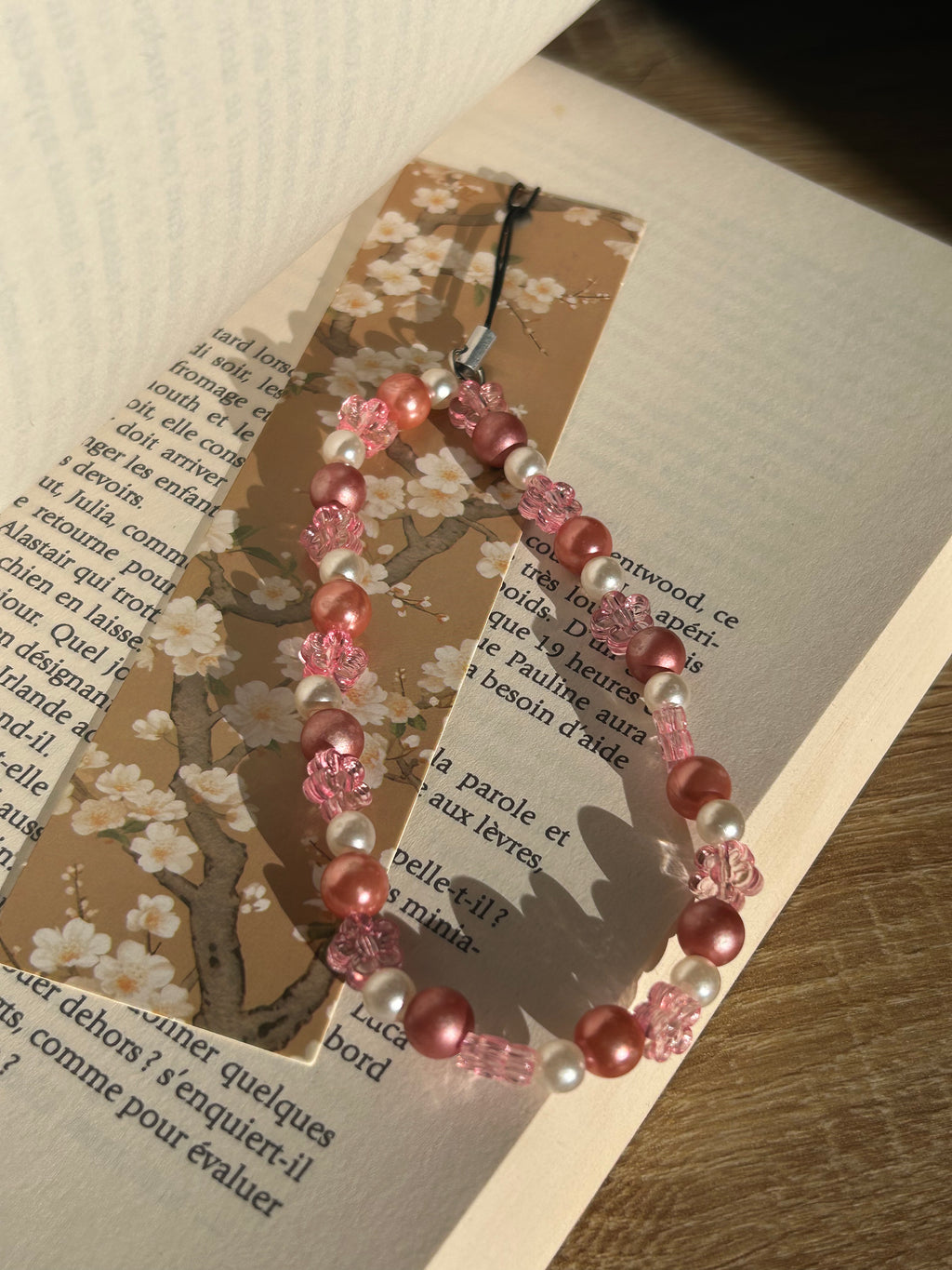 Marque pages en perles