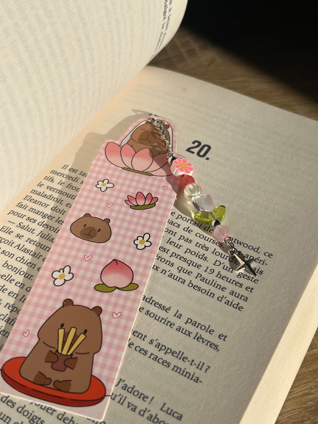 Marque pages en perles