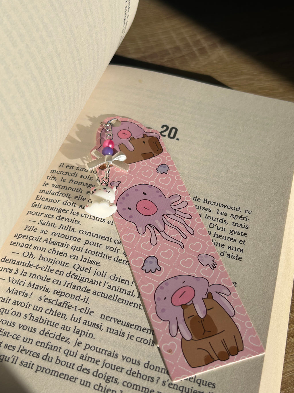 Marque pages en perles