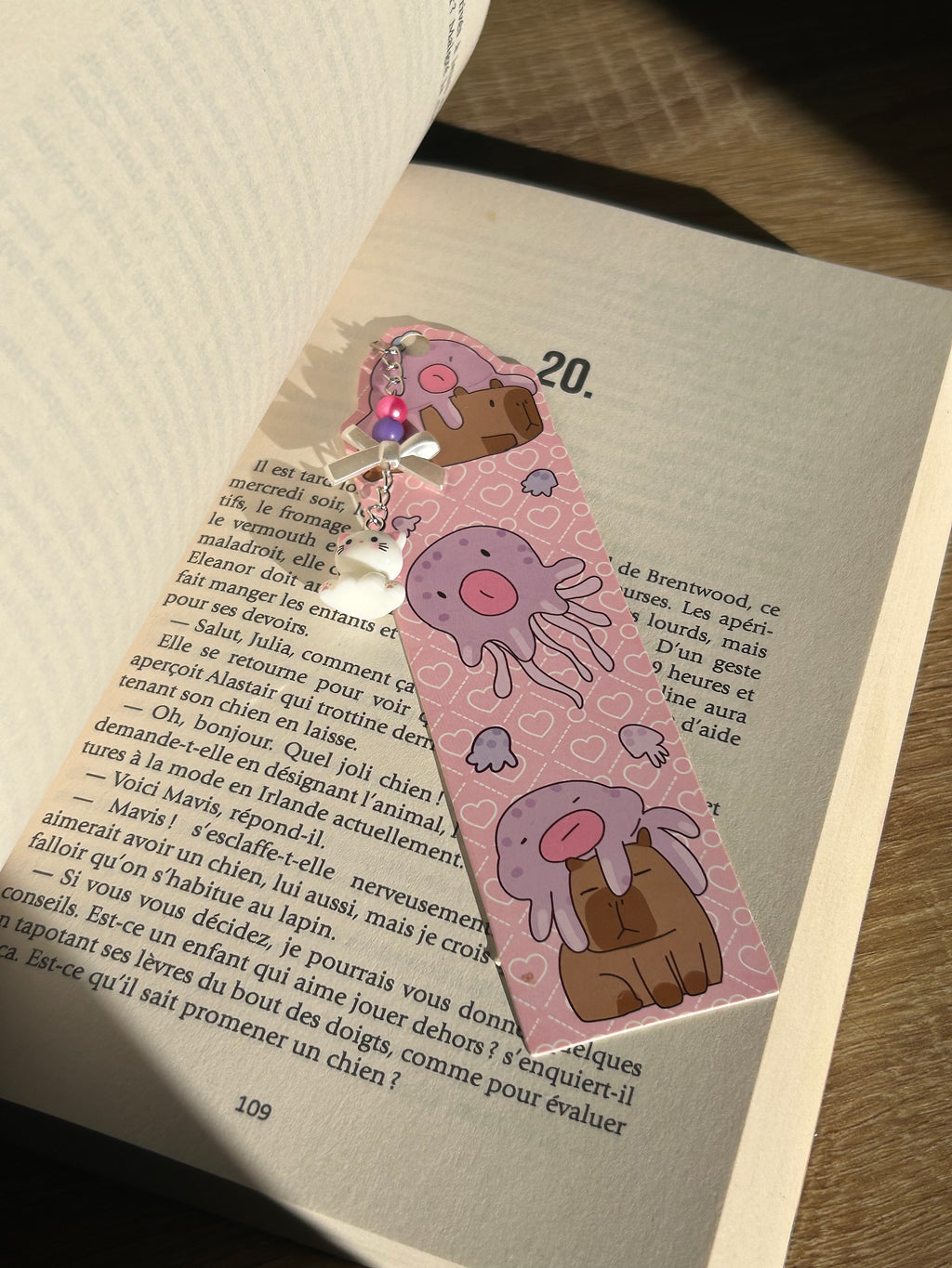 Marque pages en perles