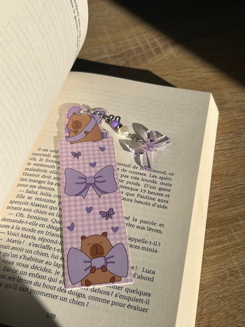 Marque pages en perles