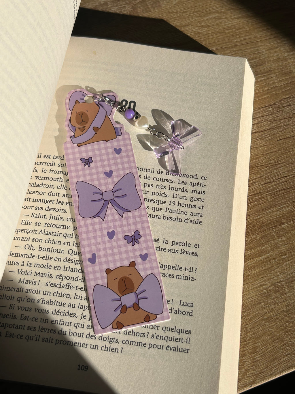 Marque pages en perles