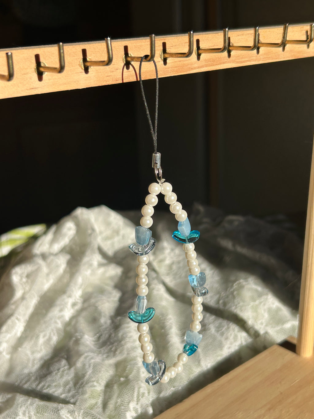 Bijou pour téléphone en perles