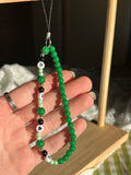 Bijou pour téléphone en perles