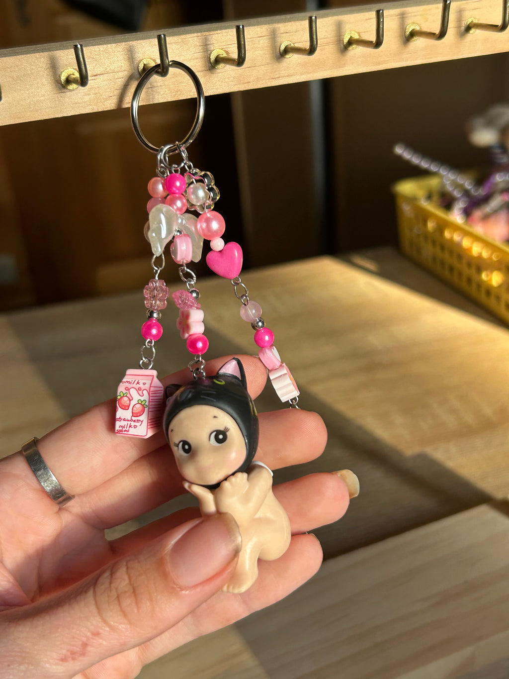 Bébé ange porte-clés